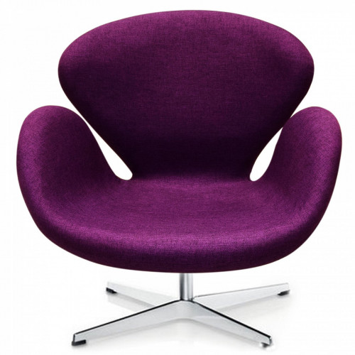 кресло swan chair фиолетовое в Армавире
