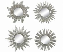 комплект зеркал-солнце в серебряных рамах silver sunny, 4 штуки в Армавире