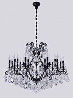подвесная люстра crystal lux magnifico sp19 black/transparent черная в Армавире