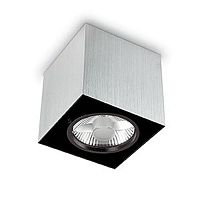 потолочный светильник ideal lux mood pl1 small square alluminio в Армавире