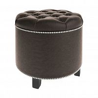 пуф круглый modena brown коричневый в Армавире