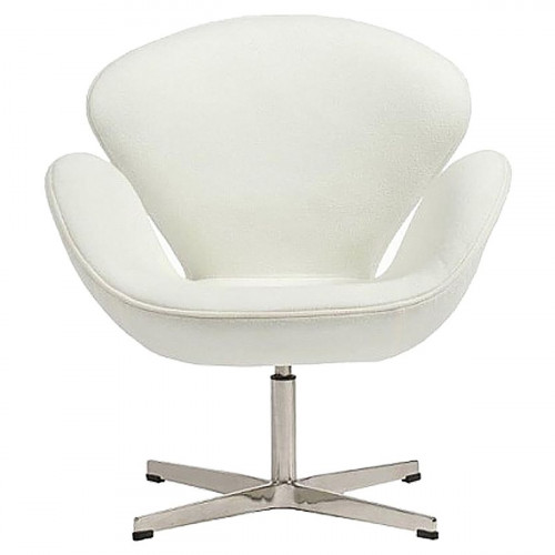 кресло swan chair кашемир белое в Армавире