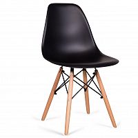 стул деревянный pc-015 черный (eames style) в Армавире