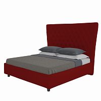 кровать двуспальная 180х200 красная из велюра quicksand в Армавире