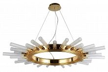 подвесная люстра crystal lux fair sp15 gold d1000 золото в Армавире