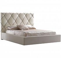кровать двуспальная 160х200 бежевая kalibry в Армавире