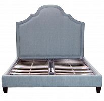 кровать двуспальная 160х200 бирюзовая из велюра guss в Армавире