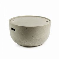 журнальный столик rhette cc0506rf03 из цемента от la forma (ex julia grup). с емкостью для хранения. в Армавире