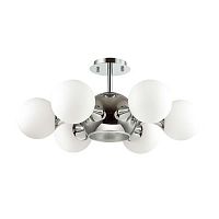 потолочная люстра odeon light miolla 3972/7c белая в Армавире