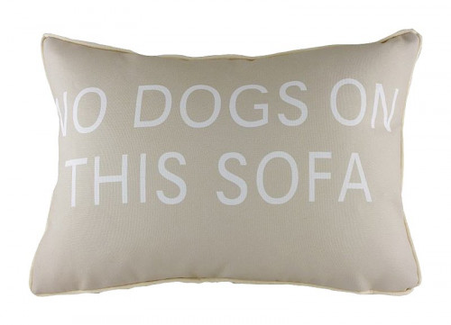 подушка с надписью no dogs on this sofa в Армавире