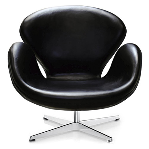 кресло swan chair черное в Армавире