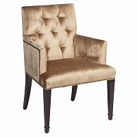 стул с подлокотниками manor rich pearl brown в Армавире