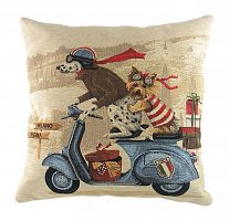 подушка с картинкой scooter dogs blue в Армавире