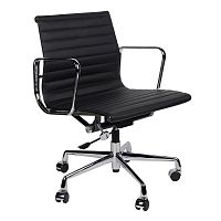 кресло eames style черная кожа в Армавире