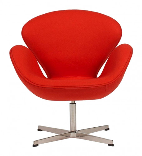 кресло swan chair кашемир красное в Армавире