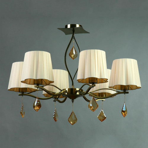 подвесная люстра brizzi bx03203/6 bronze cream в Армавире