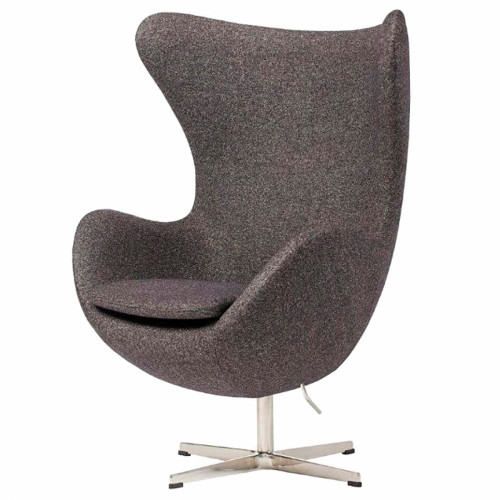 кресло egg chair серое в Армавире