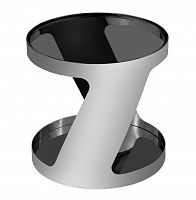 столик журнальный height black silver хром в Армавире