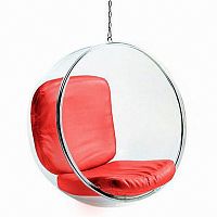 кресло bubble chair красное в Армавире