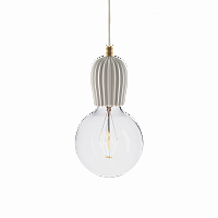 подвесной светильник beton rib white brass в Армавире