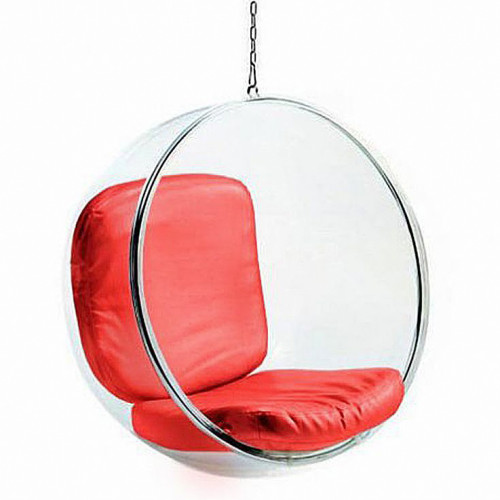 кресло bubble chair красное в Армавире