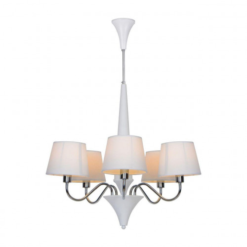 подвесная люстра arte lamp a1528lm-5wh белая в Армавире