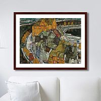 картина: crescent of houses ii (island_town), 1915г. в Армавире
