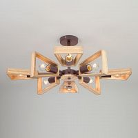 потолочная люстра eurosvet klark 70056/8 кофе в Армавире