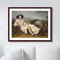 картина: goethe in the roman campagna, 1787г. в Армавире