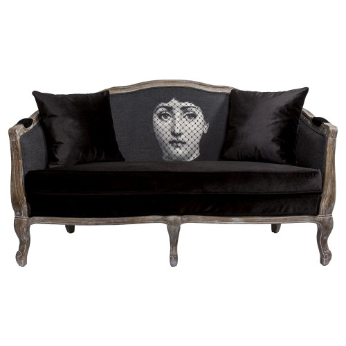 диван «вуаль» fornasetti прямой черный в Армавире