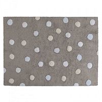 ковер tricolor polka dots серый голубой в Армавире