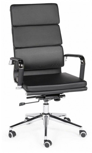 кресло для руководителя norden chairs зуум, обивка: искусственная кожа, цвет: экокожа черная в Армавире