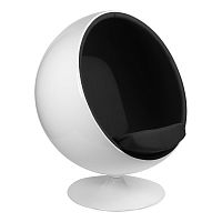 кресло eero aarnio style ball chair черное в Армавире