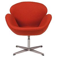 кресло swan chair красное в Армавире
