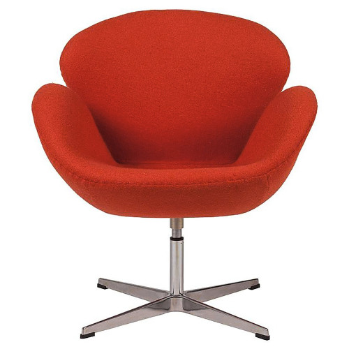 кресло swan chair красное в Армавире