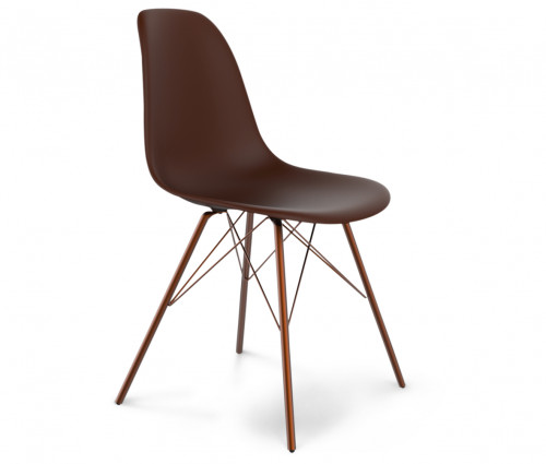 стул dsr коричневый s37 (eames style) в Армавире