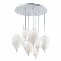 подвесная люстра ideal lux clown sp8 bianco в Армавире