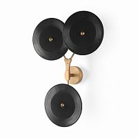 настенный светильник branching discs чёрный в Армавире