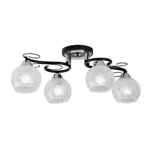 потолочная люстра idlamp carmela 234/4pf-blackchrome в Армавире