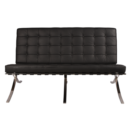диван barcelona style loveseat sofa прямой черный в Армавире