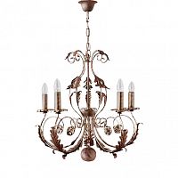 люстра 4962/5_v0580 от mm lampadari коричневая в Армавире