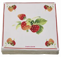 салфетки бумажные клубника comptoir de famille в Армавире