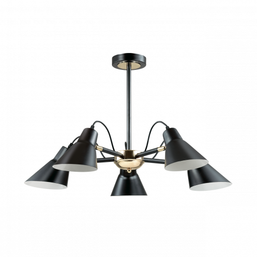 потолочная люстра lumion naomi 3709/5c черная в Армавире