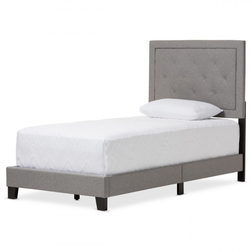 кровать paris linen upholstered gray 120х200 в Армавире