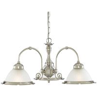 подвесная люстра arte lamp american diner a9366lm-3ss белая в Армавире