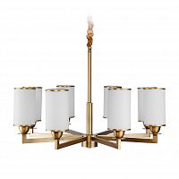 люстра brch9040-8 от delight collection белая/золото в Армавире