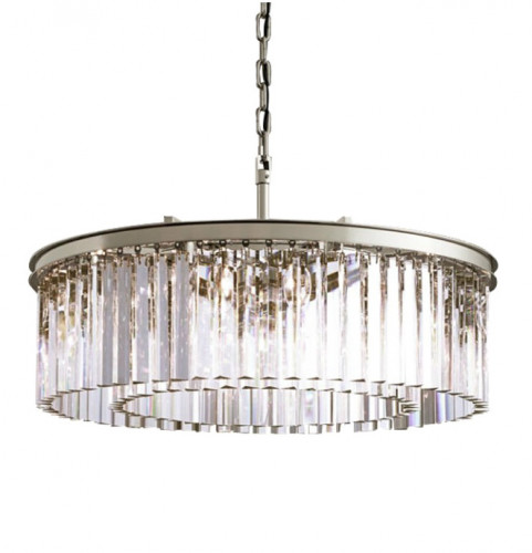 люстра prism silver 80 серебро, прозрачное стекло в Армавире