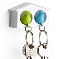 держатель+брелок для ключей двойной mini sparrow зеленый-голубой в Армавире