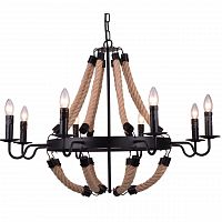 подвесная люстра arte lamp marsiglia a8956lm-8bk в Армавире