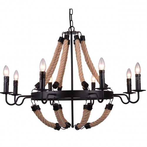 подвесная люстра arte lamp marsiglia a8956lm-8bk в Армавире
